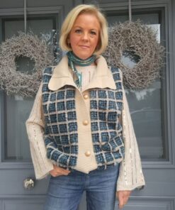 Checkered Gilet